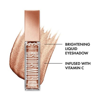 NYX Professional Makeup Ultimate Glow Shots Liquid Eyeshadow with Vitamin C Golden Goji - Maison des fragrances