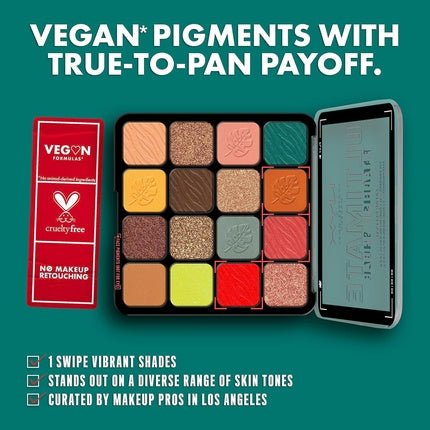 NYX Professional Makeup Ultimate Shadow Palette 16 Vibrant True - To - Pan Eyeshadow Shades Metallics Shimmers Colours and Nudes in Pressed Pigments Vegan 0.8g 02 Paradise Shock - Maison des fragrances