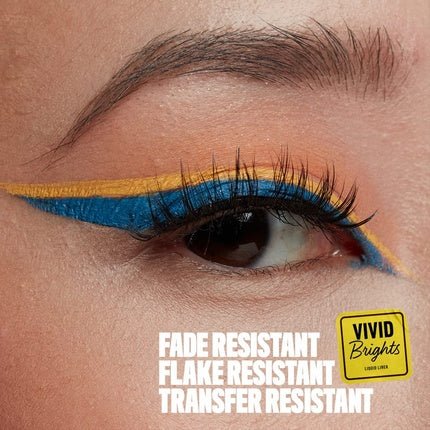 NYX Professional Makeup Vivid Brights Liquid Liner Smear - Resistant Eyeliner Had Me At Yellow 03 - Maison des fragrances