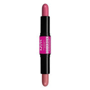 NYX Professional Makeup Wonder Stick Blush with Hyaluronic Acid and Moisturizing Blendable Texture Light Peach and Baby Pink - Maison des fragrances