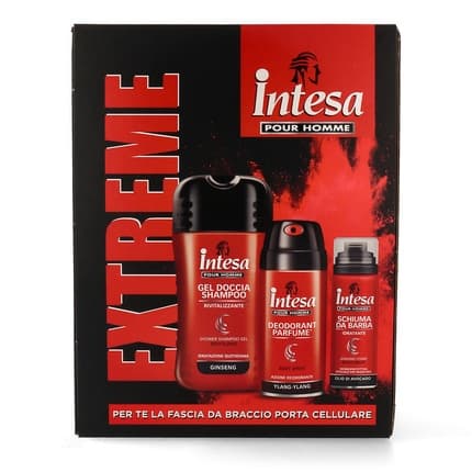 Entesa man Extreme Gift Set Deodrant + Gel show + Shaving Foam Bracelet