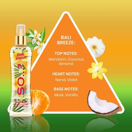 So… Summer Escapes 's Bali Breeze Body Mist 200ml for women
