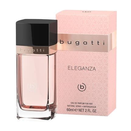 Bugatti Eleganza - Women's Woman 60ml - Sensual Perfume for All Ages and Occasions - Elegant Combination of Strawberry, Blackcurrant, Iris & Vanilla - Fruity, Powdery & Warm
