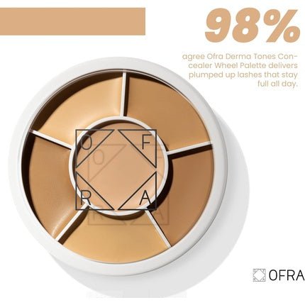 Ofra Derma Tones Concealer Wheel Palette for Women 0.35 Ounce - Maison des fragrances