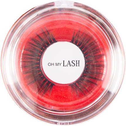 OH MY LASH Black Faux Mink False Strip Eyelashes in Rose Gold Reusable Lashes Case - Girl Boss - Maison des fragrances