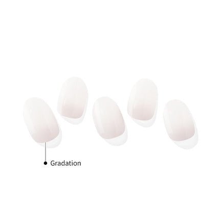 ohora Semi Cured Gel Nail Strips N Veil - Works with Any Nail Lamps Salon - Quality Long Lasting Easy to Apply & Remove - Includes 2 Prep Pads Nail File & Wooden Stick - Maison des fragrances