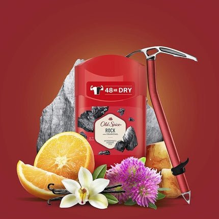 Old Spice Rock Antiperspirant Stick for Men 50ml - 48 Hour Protection Against Strong Sweat - Maison des fragrances