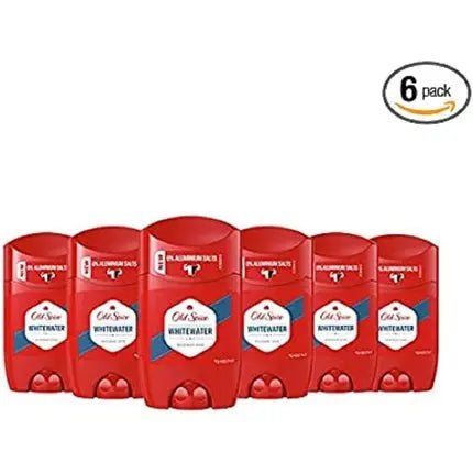 Old Spice Whitewater Deodorant Stick 50ml - Pack of 6 - Maison des fragrances