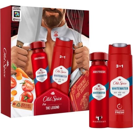 Old Spice Whitewater New Chef gift set pour homme - Maison des fragrances