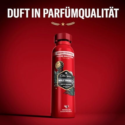 Old Spice Wolfthorn Deodorant 48h Déodorant (Déo) Mixte 150ml - Maison des fragrances