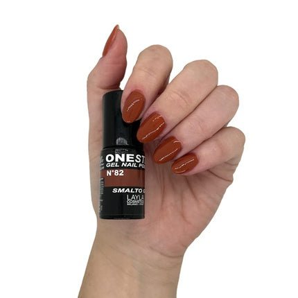 One Step Gel Nail Polish 3 - in - 1 Easy to Apply Long Lasting High Pigmentation 5ml Layla Cosmetics N.082 82 GOBI DESERT - Maison des fragrances