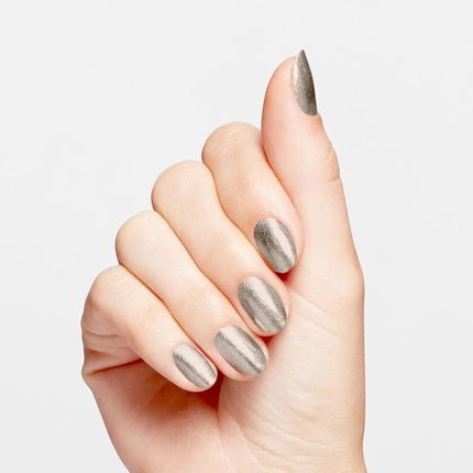 OPI Infinite Shine Long - Wear Bright Metallic Finish Opaque Gray Nail Polish 0.5 fl oz - Maison des fragrances