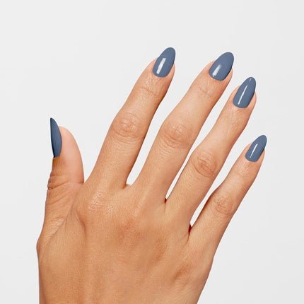 OPI Infinite Shine Long - Wear Dark Crème Finish Opaque Blue Nail Polish Pure Jean - ius 0.5 fl oz - Maison des fragrances