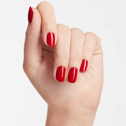 OPI Nail Lacquer Up to 7 Days of Wear Chip Resistant and Fast Drying Light Pink Nail Polish 0.5 fl oz Big Apple Red - Maison des fragrances