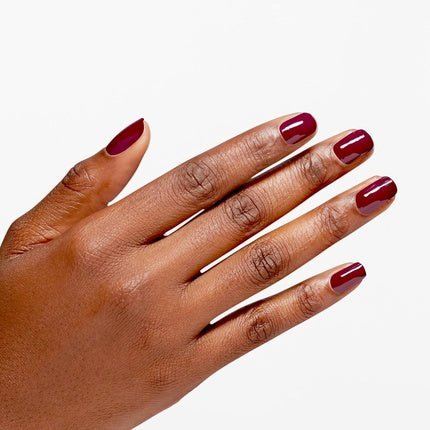 OPI Nail Polish Infinite Shine Long - wear System 2nd Step Gel - Like Nail Varnish Big Apple Red 15ml Malaga Wine - Maison des fragrances