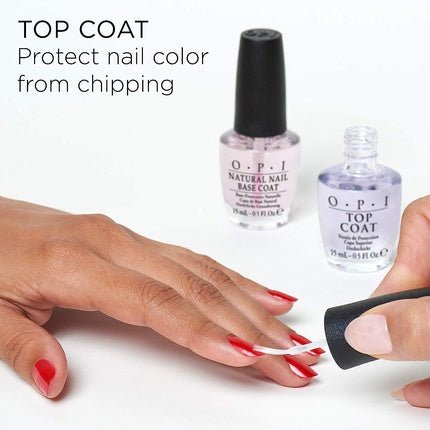 OPI Nail Polish Lacquer Top Coat T30 15ml - Maison des fragrances