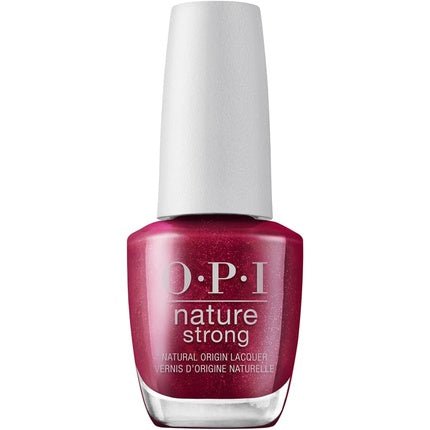OPI Nature Strong Nail Polish Quick Dry Vegan Long - Lasting Red Shades Raisin Your Voice - Maison des fragrances