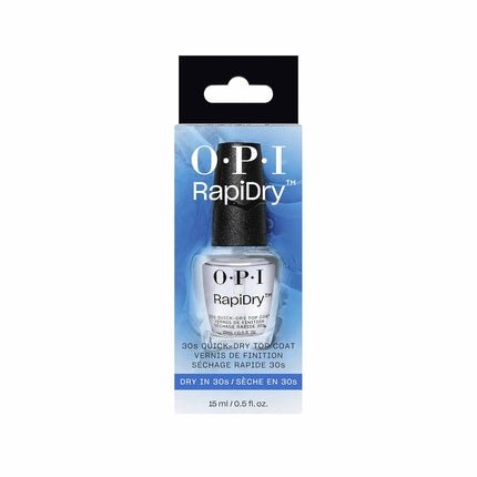 OPI RapiDry Nail Polish Drying Top Coat High Shine Glossy Finish Quick Drying 0.5 fl oz - Maison des fragrances