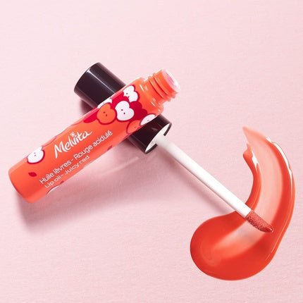 Organic Nourishing Lip Oil with Radiant Red Hue 7ml - Maison des fragrances