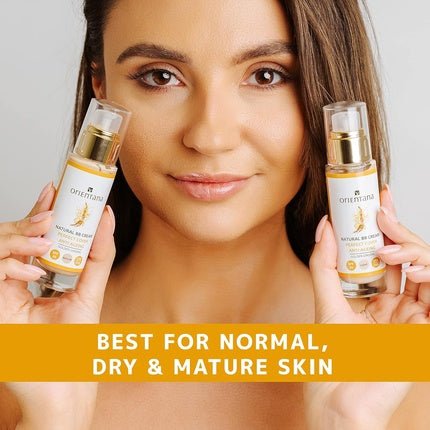 Orientana Natural BB Cream Perfect Coverage Anti - Aging SPF 30 Vegan & Natural Moisturizing & Glow Effect Skin Care Smoothing Medium Tone 30ml Golden Ginseng - Maison des fragrances