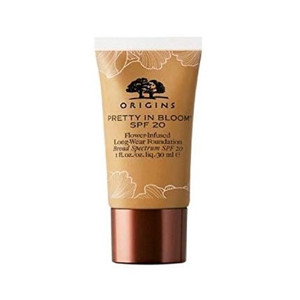 Origins Pretty In Bloom Flower - Infused Long - Wear Foundation SPF20 30ml 540 Medium Deep Golden Warm - Maison des fragrances