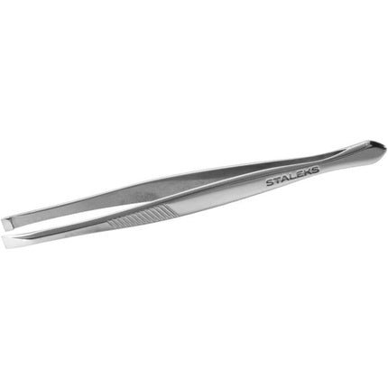 P - 01 Eyebrow Tweezers with PVC Protective Case Total Length 9cm - Maison des fragrances