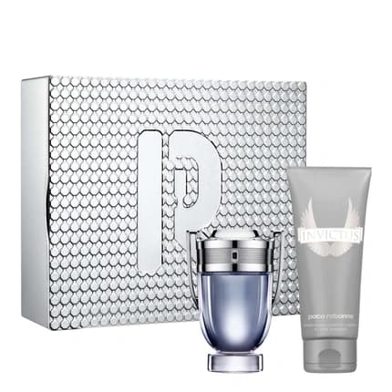 Paco Rabanne Invictus 2018 Coffret - , Shower Gel, Aftershave Balm Eau de Toilette 100ml Unisexe - Maison des fragrances
