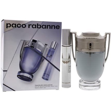 Paco Rabanne Invictus - + Travel Set Eau de Toilette 100ml Unisexe - Maison des fragrances