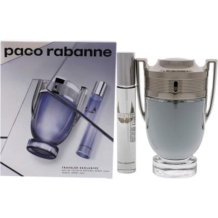 Paco Rabanne Invictus - + Travel Set Eau de Toilette 100ml Unisexe - Maison des fragrances