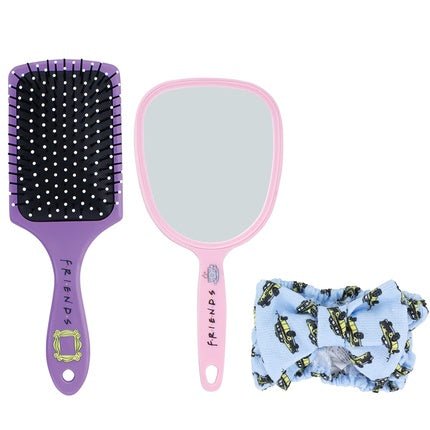 Paladone Friends Beauty Accessories Gift Set - Includes Makeup Headband, Paddle Hairbrush, and Hand Mirror - Officially Licensed Merchandise - Maison des fragrances