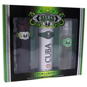 Parfum de France Cuba Green Men's Gift Set Eau de Toilette 100ml Deodorant 200ml Aftershave 100ml - Maison des fragrances
