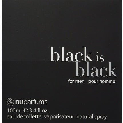 Parfums De France Parfum de France Black is Black Eau de Toilette (EDT) Homme 100ml - Maison des fragrances