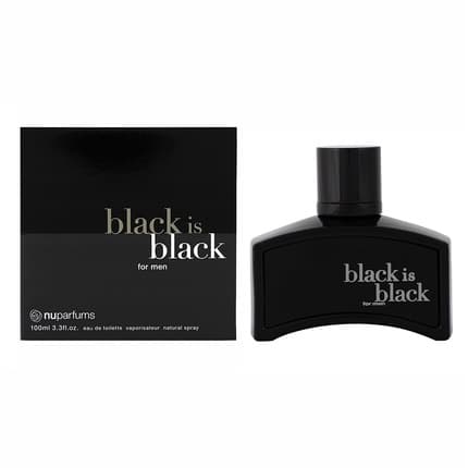 Parfums De France Parfum de France Black is Black Eau de Toilette (EDT) Homme 100ml - Maison des fragrances