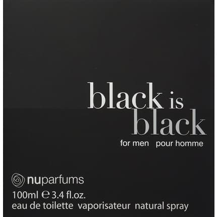 Parfums De France Parfum de France Black is Black Eau de Toilette (EDT) Homme 100ml - Maison des fragrances