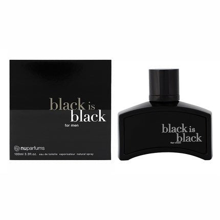 Parfums De France Parfum de France Black is Black Eau de Toilette (EDT) Homme 100ml - Maison des fragrances
