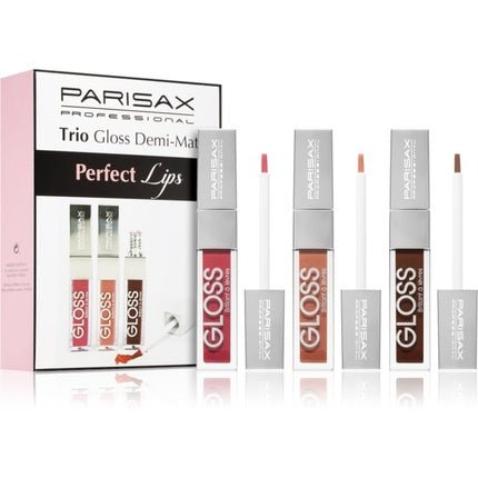 Parisax Perfect Lips Trio set of lip glosses - Demi - Matte - Maison des fragrances