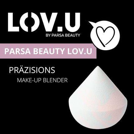 PARSA Beauty LOV.U Precision Makeup Blender Beautyblender for Dark Circles Redness and Imperfections Beauty Sponge Makeup Egg Blender Sponge - Maison des fragrances