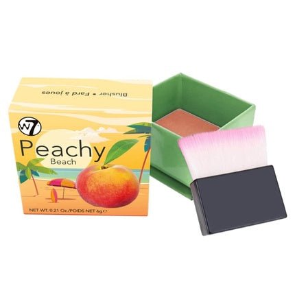 Peachy Beach Blush W7 Orange Blush 6g - Maison des fragrances