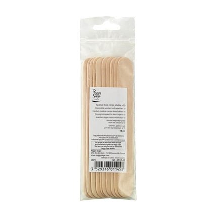 Peggy Sage Disposable Wooden Body Spatula 15cm - Maison des fragrances