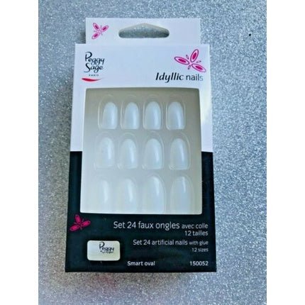 Peggy Sage Set 24 Fake Nails Idyllic Nails + Glue 150052 - Maison des fragrances