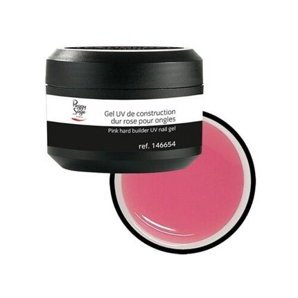 PEGGY SAGE Techni UV & LED Hard Builder Gel Rose 146654 50g - Maison des fragrances