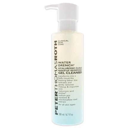 Peter Thomas Roth Water Drench Hyaluronic Cloud Makeup Removing Gel Cleanser with Hyaluronic Acid - Maison des fragrances