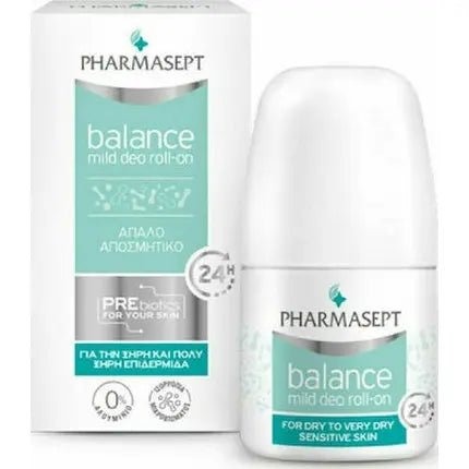 Pharmasept Balance Mild Deodorant 24h For Dry Skin Roll-On Déodorant (Déo) Mixte 50ml - Maison des fragrances