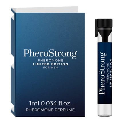 Pheromone PheroStrong Pheromone Limited Edition Perfume with Pheromone Effect Aphrodisiac Perfume Sprayer for On-the-Go Pheromones Perfume Long Lasting Sampler Travel Size Eau de Toilette (EDT) Homme 1ml - Maison des fragrances