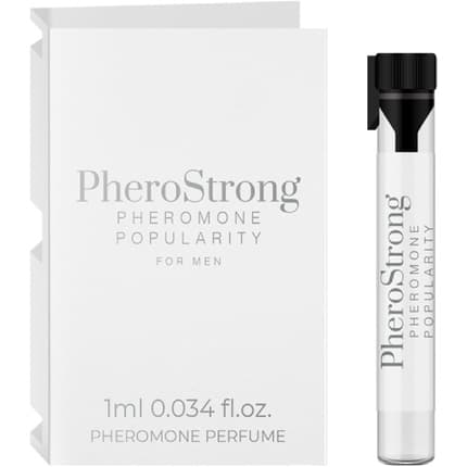 Pheromone PheroStrong Popularity Extra Strong Sex Pheromones Perfume Eau de Parfum (EDP) Homme 1ml - Maison des fragrances