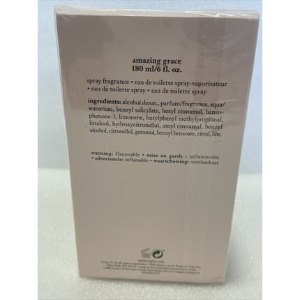 Philosophy Amazing Grace Fragrance Eau de Toilette (EDT) Mixte 177ml - Maison des fragrances