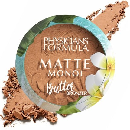 Physicians Formula Matte Monoi Butter Bronzer Powder Face Makeup Deep Bronzer - Vegan and Dermatologist Tested - Maison des fragrances