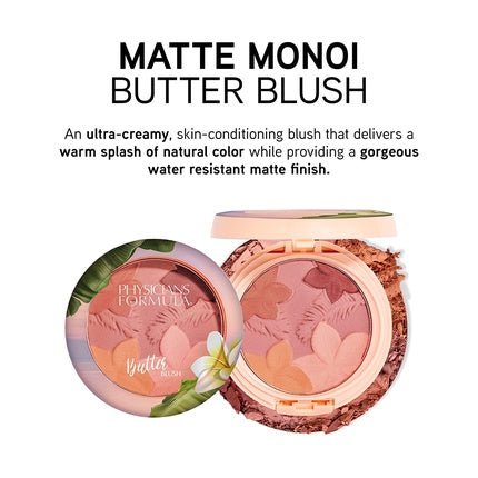Physicians Formula Mattes Monoi Butter Rouge Natural Matte Cream Blush with Murumuru Butter, Cupuacu Butter, Tucuma Butter and Tahitian Monoi Butter Mauvy Mattes - Maison des fragrances