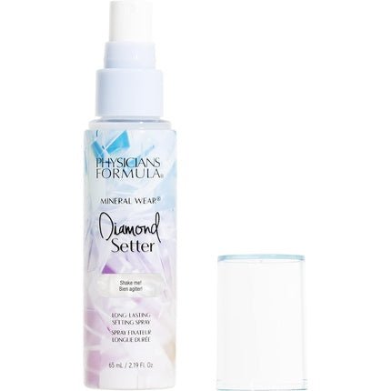 Physicians Formula Mineral Wear Diamond Setter Makeup Setting Spray with Weightless and Hydrating Formula Iridescent Shimmer and Skin Blurring - Maison des fragrances