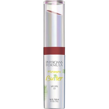 Physicians Formula Murumuru Butter Lip Cream Creamy Lipstick with Moisturizing Butter Blend and SPF 15 Brazilian Nut - Maison des fragrances